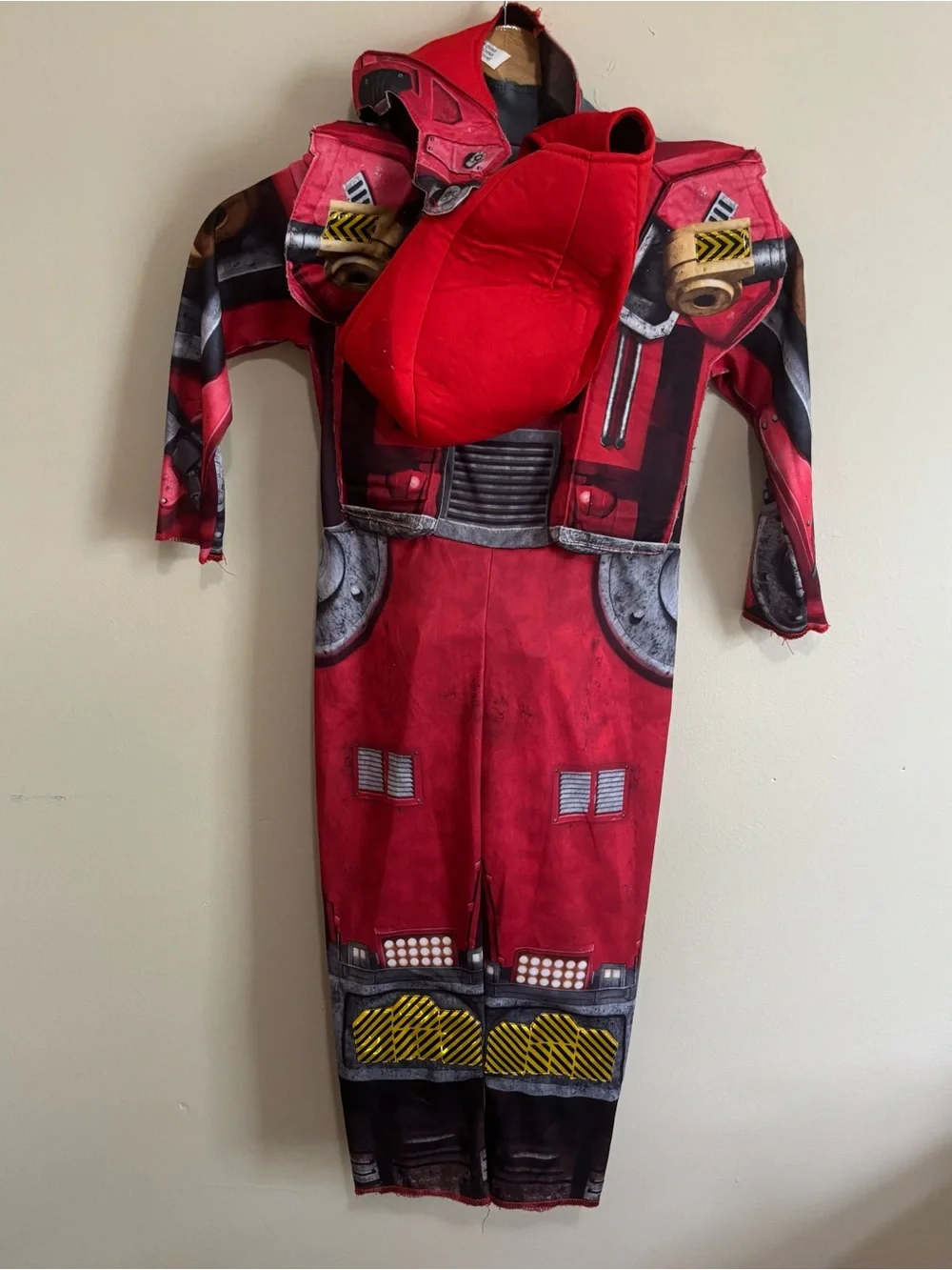 Disguise Dinotrux Ty Rux Deluxe Youth XS Red Mechanical Dinosaur Costume